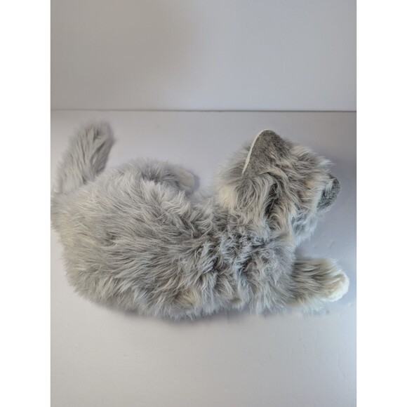Ty Classic Lyric Cat Plush Gray White Long Hair Kitten 14” 2005 Soft Cuddly Toy - Picture 7 of 15